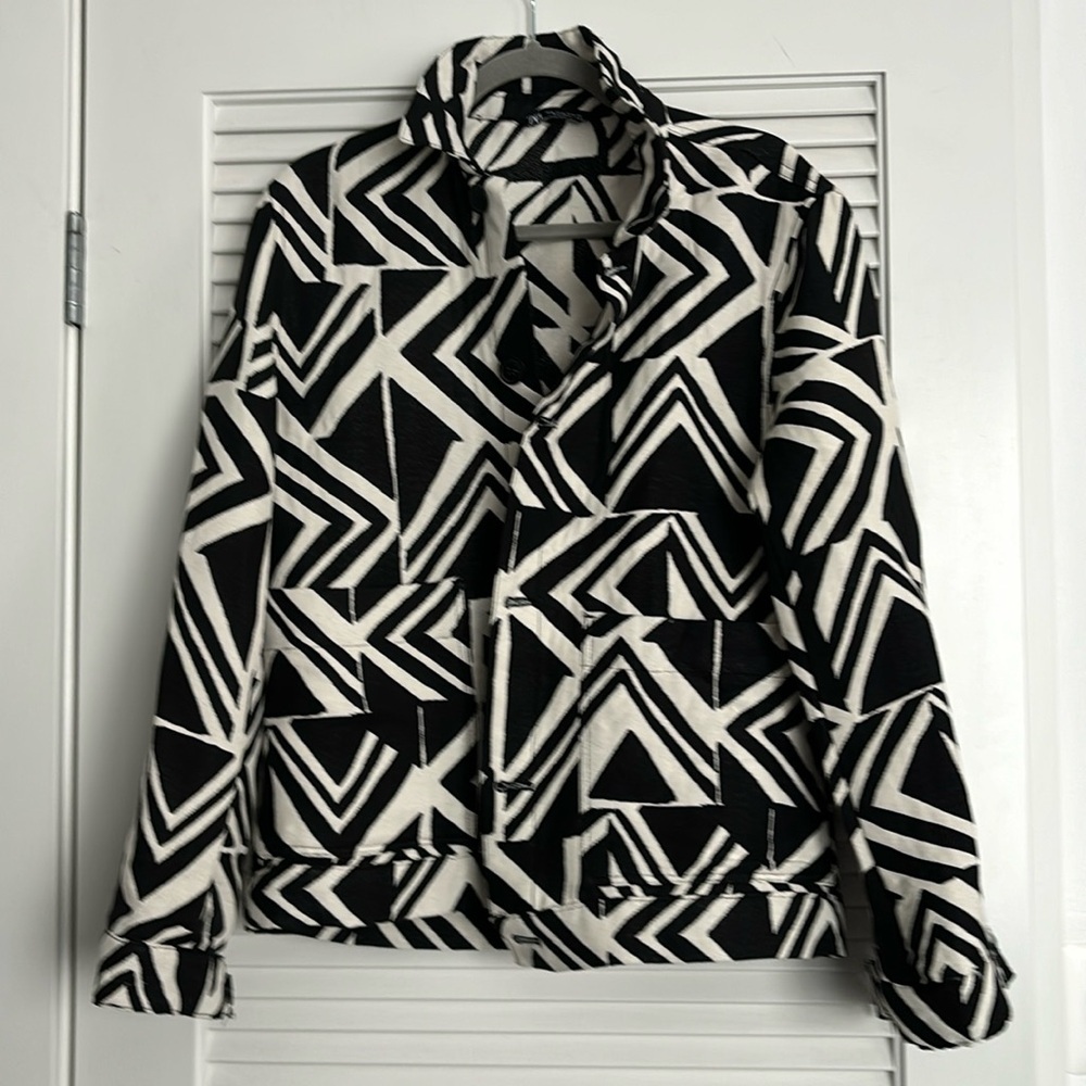 Zara‎ oversized whimsigoth lightweight jacket Sz M
